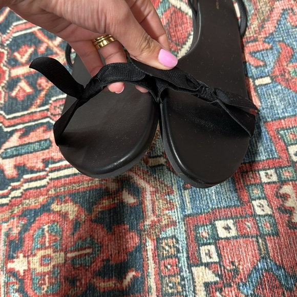 LIKE NEW The Row Bow Sandal in Black size 39.5 / US 9.5 - Picture 10 of 11